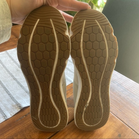 Sperry | Mary Jane Seas Hydra Sneaker Tan Beige Women’s Size 9.5 Waterproof - Picture 7 of 10